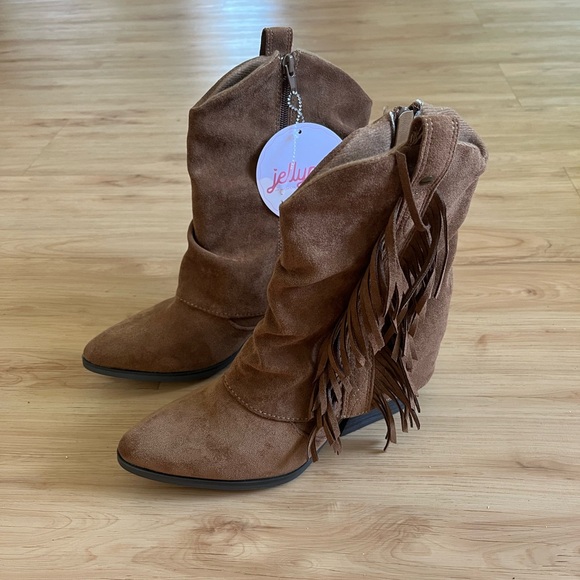 Jellypop Fringe Cowgirl Boots Women 6.5 US - Picture 5 of 8